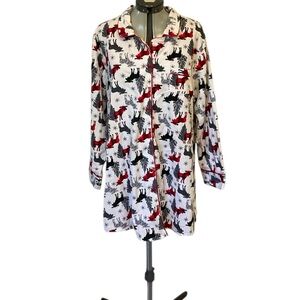 KayAnna flannel nightshirt size L